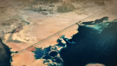 The Line of Project Neom - Artistic render