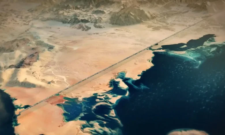 The Line of Project Neom - Artistic render